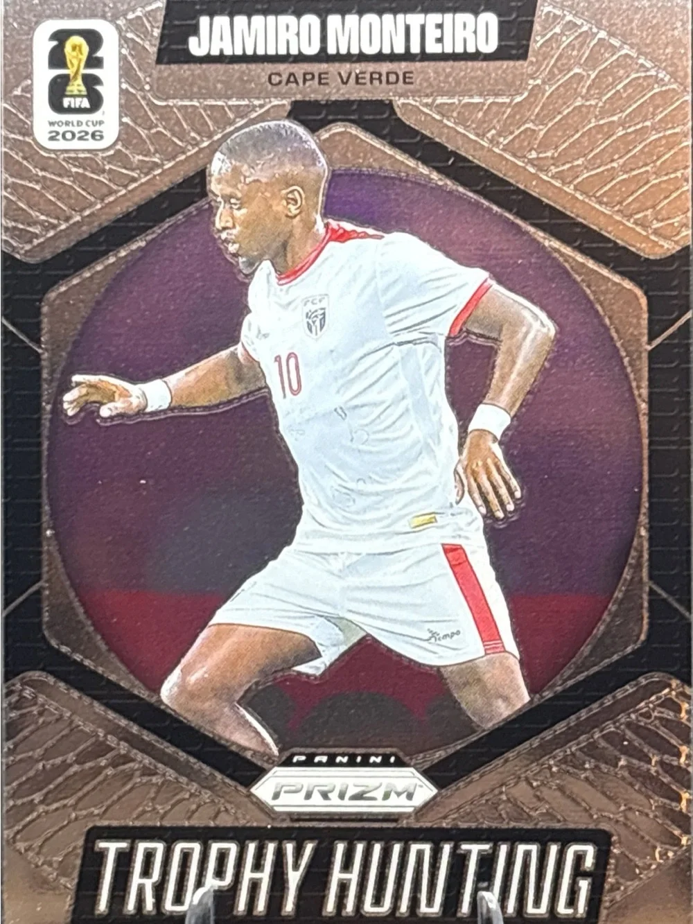 Panini Prizm Trophy Hunting  Jamiro Monteiro Soccer Card